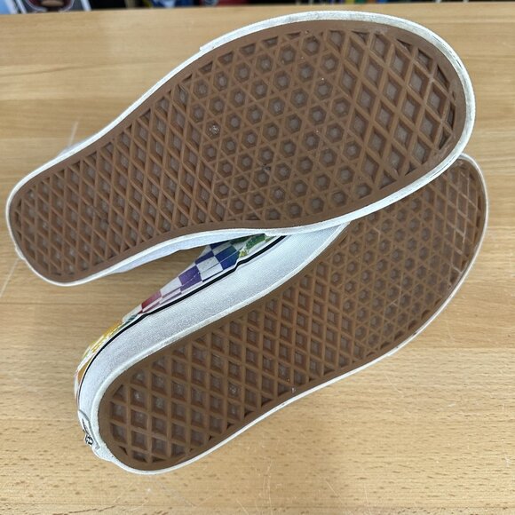 Vans Doheny Rainbow Checkerboard Women’s Size 7.5 Low Top Sneakers 721356 - Picture 6 of 6